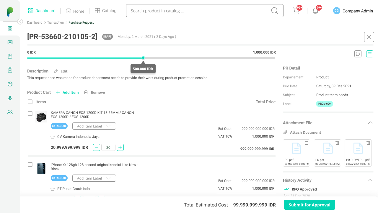 purchase request